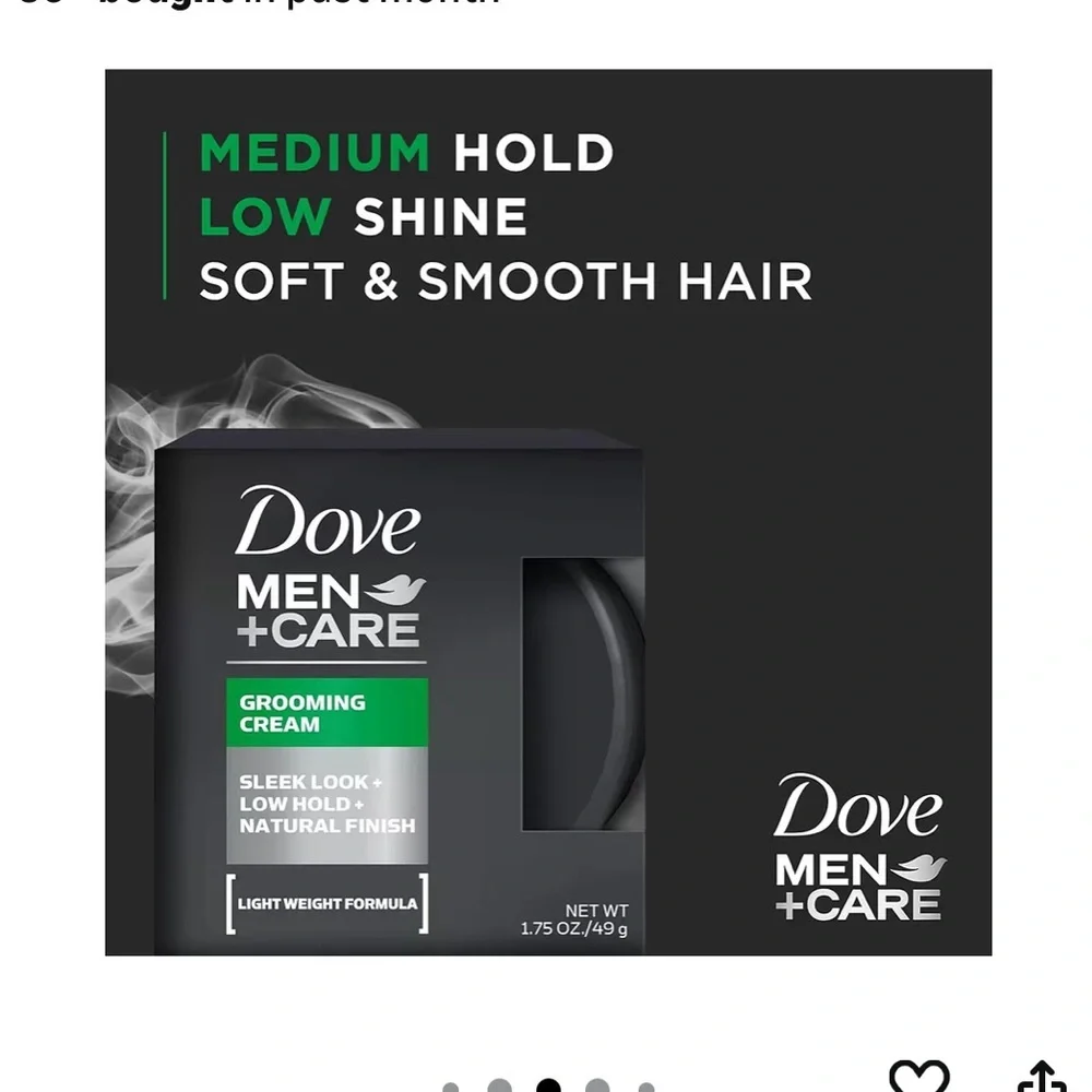 Dove Men+Care Grooming Cream, 3 Pack Hair Styling Cream for Men
